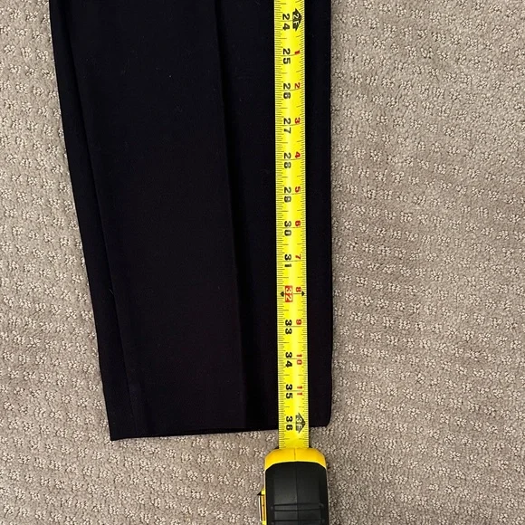 NWT Ann Taylor The Ankle Midrise Pants, Dark Navy, 10 Curvy, Office Workwear - Picture 13 of 14